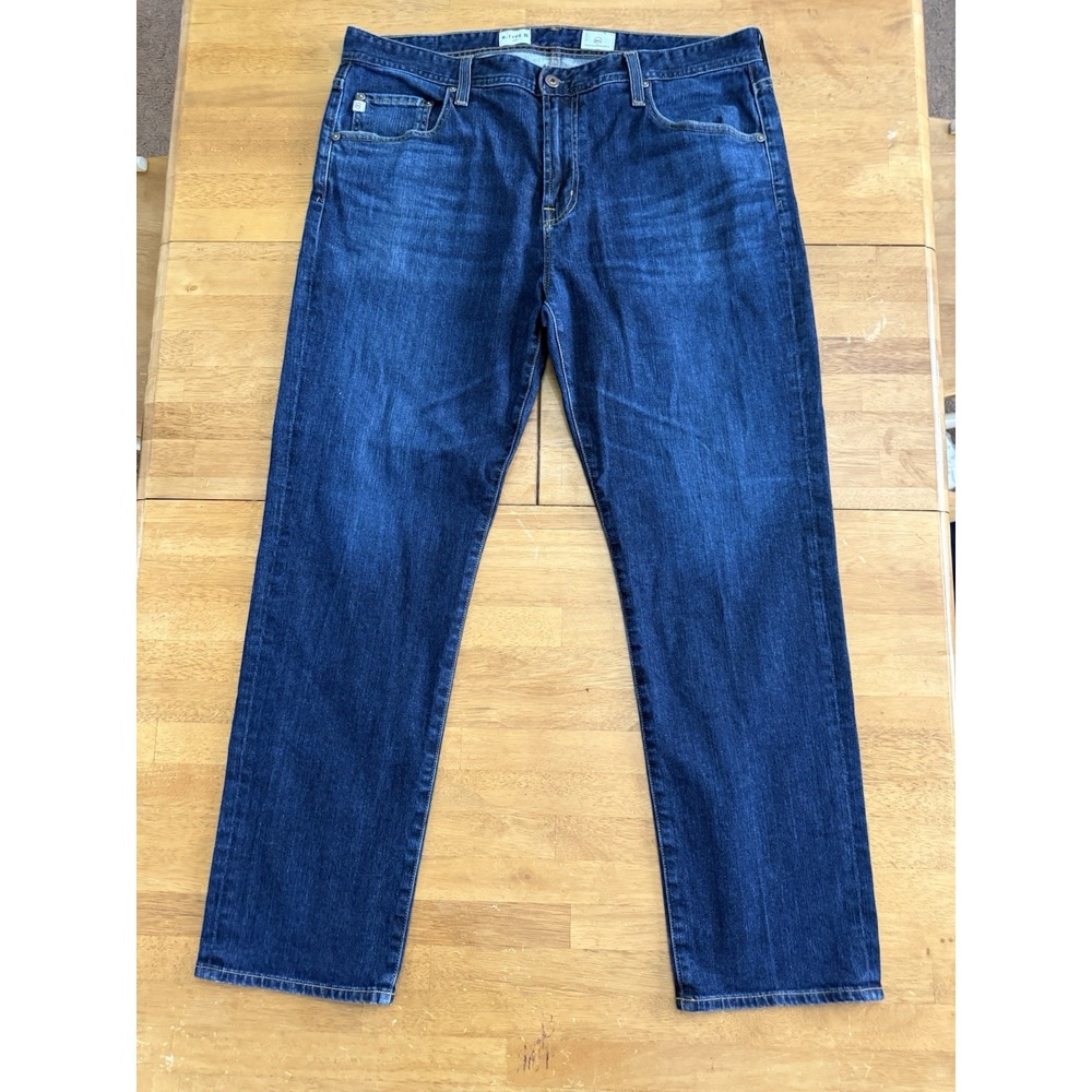 AG Adriano Goldschmied B-Type III Easy Straight Leg Jeans Dark Wash 38x30